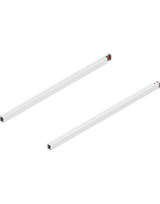 MERIVOBOX Längsreling, NL=450 mm, links/rechts, seidenweiss matt - Blum