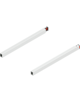 MERIVOBOX Längsreling, NL=300 mm, links/rechts, seidenweiss matt - Blum