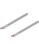 TANDEMBOX Längsreling (oben), für Frontauszug, NL=450 mm, links/rechts, für TANDEMBOX antaro, R9006 weissalumin. - Blum