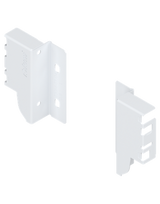 TANDEMBOX Holzrückwandhalter, Höhe M (96,5 mm), links/rechts, seidenweiss - Blum