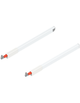TANDEMBOX Längsreling (oben), für Frontauszug, NL=400 mm, links/rechts, für TANDEMBOX antaro, seidenweiss - Blum