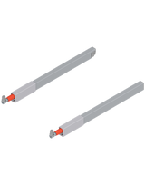 TANDEMBOX Längsreling (oben), für Frontauszug, NL=350 mm, links/rechts, für TANDEMBOX antaro, R9006 weissalumin. - Blum