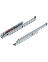 Tandem Vollauszug ohne Kupplung verzinkt 50 kg, für Tip On NL= 550mm - Blum