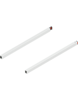 MERIVOBOX Längsreling, NL=400 mm, links/rechts, seidenweiss matt - Blum
