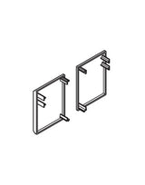 Porta Endkappen-Set Kunststoff anthrazit - Hawa - 30081889