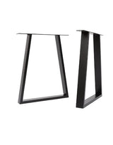 Tischfuss B 580 x H 710 mm Stahl schwarz pulverbes.Tragkr. 100 kg - Grimme