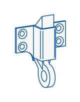 Oberlichtschnäpper Nr. 875 mit einem Schraubkloben verzinkt - GSG