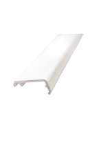 Flügelabdeckprofil FA 21 NEU LM RAL 9016 (weiß) Länge ca. 2 Meter - Bug