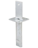 Pfostenträger PTP easy feste Ausführung mit Rohr Ø42 x 200 mm feuerverzinkt - Pitzl - 75400273
