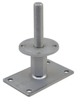 Pfostenträger PTP easy RS/LS Gewinde "CE" Verstellbereich 82-92 mm ZiNiP - Pitzl