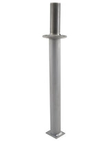 Pfostenträger PTP easy 2-tlg. "CE" ZiNiP z.Einbetonieren mit Rohr Ø48 3 x 450 mm - Pitzl - 75400173