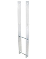 Pfostenanker PAP H-Form verstellbar Flach- eisen 800 x 60 x 6 LW 145 mm feuerverzinkt - Pitzl