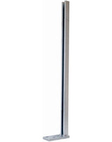Balkonsäule BSP C-Profil 50 x 40 x 3 mm Höhe 1000 mm "CE" z.aufdübeln feuerverzinkt - Pitzl