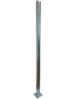 Säule für Eindrehfundament C-Profil einzeln 80 x 50 x 3 mm Länge 2000 mm - Pitzl