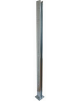 Säule für Eindrehfundament C-Profil doppelt 80 x 50 x 3 mm Länge 2000 mm - Pitzl