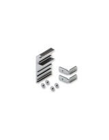 Blendenendstück-Set Junior 80/100 Z links, 59 mm, eloxiert - Hawa