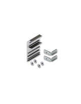 Blendenendstück-Set Junior 80/100 Z links, 66 mm, eloxiert - Hawa