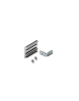 Blendenendstück-Set Junior 80/100 B links, 60 mm, eloxiert - Hawa
