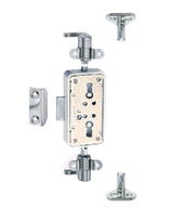 Drehstangen-Schloss PVC weiß 7051/15-20 Zuhaltung 8 X 6 mm für 6 mm Stg. - JuNie