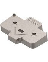 Winkelkeil, kreuzform, +5°, Schraubversion, Distanzstärke: 6 mm, vernickelt - Blum