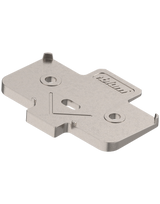 Winkelkeil, kreuzform, -5°, Schraubversion, Distanzstärke: 6 mm, vernickelt - Blum