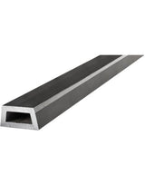 Gratleiste für Möbelfronten 29 mm breit Alu schwarzelox. H/D: 15 mm L/T: 1000 mm - Haas