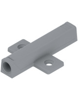 TIP-ON Adapterplatte für Türen, Langversion, kreuz, Schrauben, R7036 platingrau - Blum