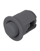 Blum-Distanzpuffer, Ø 8 mm, Blendenspalt 2.6 mm, einbohren, Höhe: 2.1 mm, R7037 staubgrau