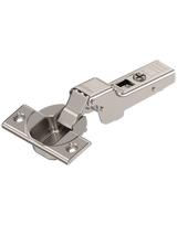 CLIP top Standardscharnier 110°, Mittelanschlag, ohne Feder, Topf: Schrauben, vernickelt - Blum