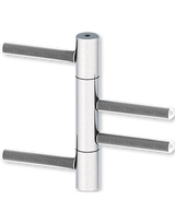 Türband 3-teilig vernickelt 70 kg pro Türblatt H315NI - Aptus