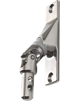 Gelenklager 85 x 23 mm, 55 Grad für Sechskantstab, vernickelt