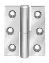 Lappenband vernickelt 50 mm gerade Links - PRÄMETA