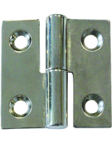 Lappenband vernickelt 40 mm gerade Rechts - PRÄMETA