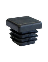 Kunstst-Stopfen fest schwarz 30 x 30 x 1,0-2,5 mm - Pulverich