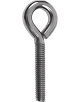 Ringschrauben mit M-Gewinde verzinkt M 6 x 40 mm - HSI