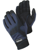 Tegera 320 Synthetik Handschuh Gr. 8 schwarz/blau