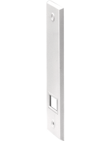 Abdeckplatte Kunststoff weiß LA 135 mm