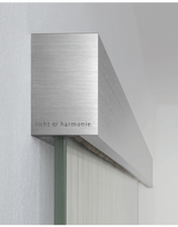 Schiebetürbeschlagset Tvin 2.0 Glas Set vor der Wand ohne Zarge L: 2000mm - Licht & Harmonie