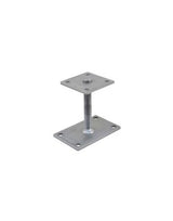 Pfostenträger PTP easy Gewindestangen "CE" mit Sicherungsl. M24 x 150 mm ZiNiP - Pitzl