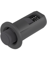 SERVO-DRIVE Distanzpuffer Ø 5mm tiefgrau Blendenspalt 2.6 mm, einbohren - Blum