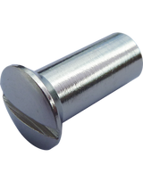 Hülsenmutter Liko Messing vernickelt M 5 X 9 X 15 mit Schlitz