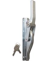 Tor-Treibriegel mit Zylinder verzinkt 10 mm ohne Stangen 902 Z 10 V - Fuhr