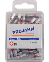 1/4" markierter Bit Phillips Nr 1 50er Pack - PROJAHN