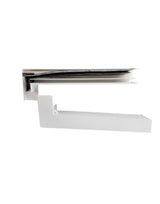 Bank Abschluss 110 mm LM RAL 9016 Putz 22 mm (RAG 2) links