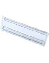 Namensschild ohne Feder 64 X 19 mm für Einlage 59,5 x 12,5x 0,5 mm - Renz