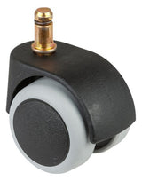 MB-Bürostuhlrolle, Rad Ø 50mm G15.050, Einschlagstift, Kunststoff sw - BS ROLLEN - 86026213