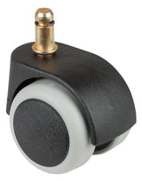 MB-Bürostuhlrolle, Rad Ø 50mm G15.050, Einschlagstift, Kunststoff sw - BS ROLLEN - 86026223