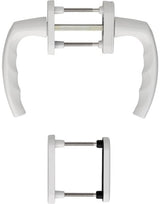 Türgriffgarnitur Atlanta Ral 9016 10 mm Nocken beidseitig hoch - HOPPE