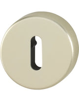 Schlüsselrosettenpaar 42KVS rund,BB, 9mm,TS 37-42,F2 - HOPPE