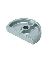 Unterlagen 10 mm stark LM F1 eloxiert zu Puffer 2001 1558.31 - KWS